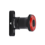 Đèn phanh cảm biến thông minh MEROCA MX2 cho xe đạp leo núi, đèn đuôi xe đạp đường phố sạc USB, lắp đặt dưới yên màu đen, nhiều màu, vàng hồng, lắp đặt trên ống yên màu đen