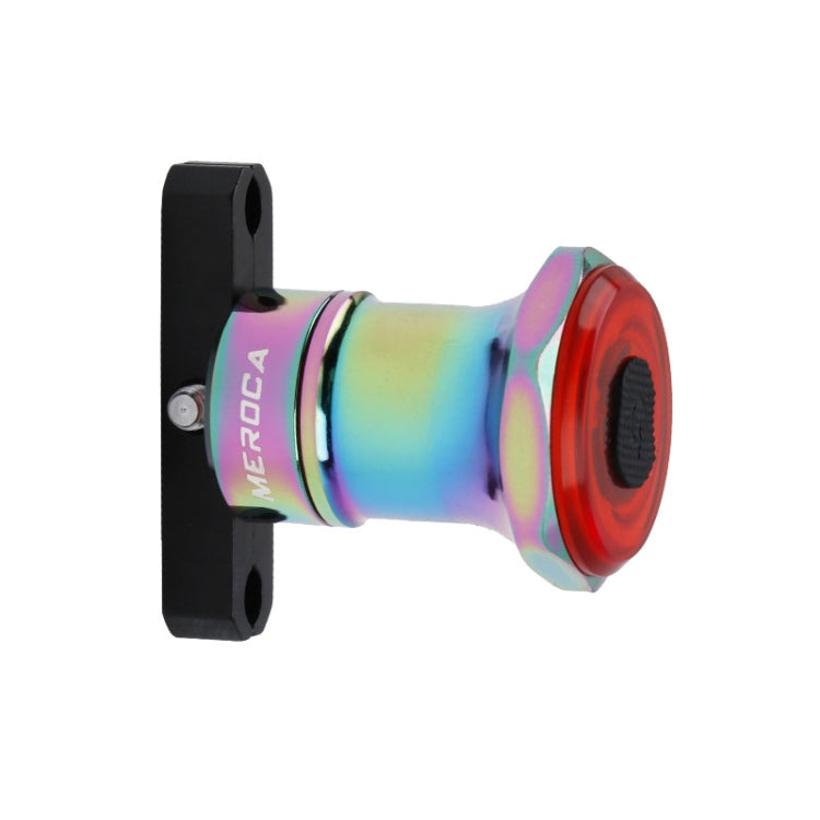 Đèn phanh cảm biến thông minh MEROCA MX2 cho xe đạp leo núi, đèn đuôi xe đạp đường phố sạc USB, lắp đặt dưới yên màu đen, nhiều màu, vàng hồng, lắp đặt trên ống yên màu đen