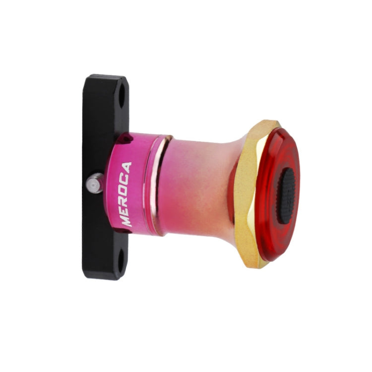 Đèn phanh cảm biến thông minh MEROCA MX2 cho xe đạp leo núi, đèn đuôi xe đạp đường phố sạc USB, lắp đặt dưới yên màu đen, nhiều màu, vàng hồng, lắp đặt trên ống yên màu đen