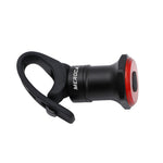 Đèn phanh cảm biến thông minh MEROCA MX2 cho xe đạp leo núi, đèn đuôi xe đạp đường phố sạc USB, lắp đặt dưới yên màu đen, nhiều màu, vàng hồng, lắp đặt trên ống yên màu đen