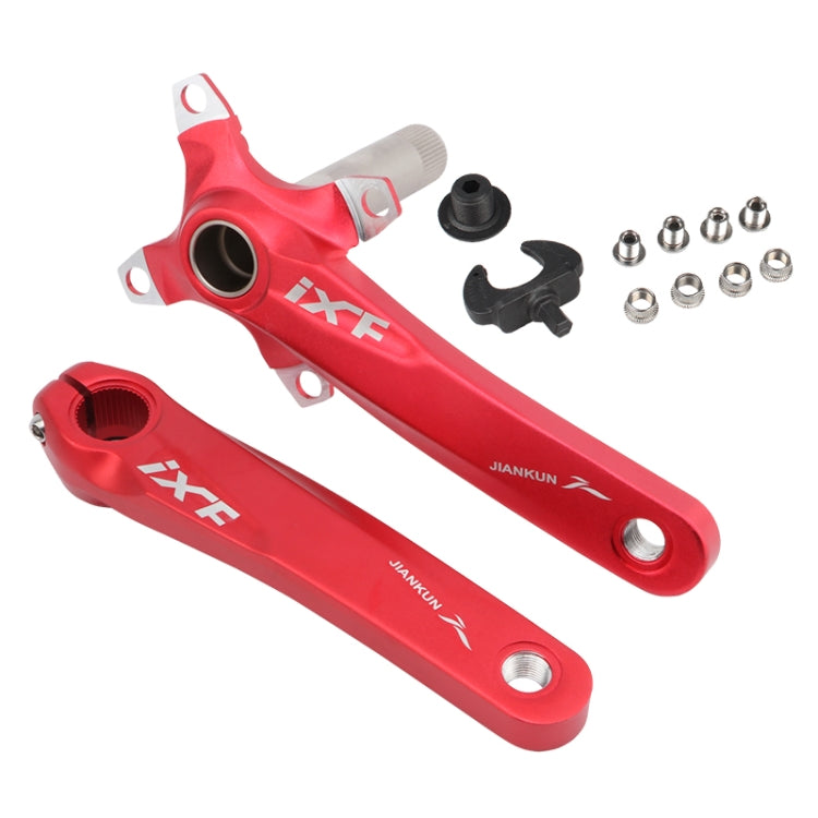 Trục khuỷu xe đạp địa hình JIANKUN IXF rỗng, đĩa đơn sửa đổi, trục khuỷu trái và phải, trục dưới, trục khuỷu trái và phải, trục khuỷu trái và phải + bộ gác dưới