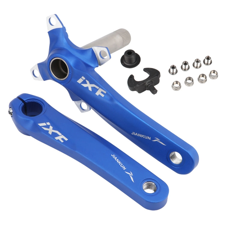 Trục khuỷu xe đạp địa hình JIANKUN IXF rỗng, đĩa đơn sửa đổi, trục khuỷu trái và phải, trục dưới, trục khuỷu trái và phải, trục khuỷu trái và phải + bộ gác dưới