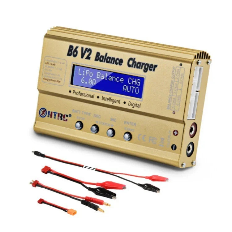 Bộ Sạc Cân Bằng Thông Minh Máy Bay Mô Hình HTRC B6 V2, Phích Cắm US, Phích Cắm EU, Phích Cắm UK, Phích Cắm AU
