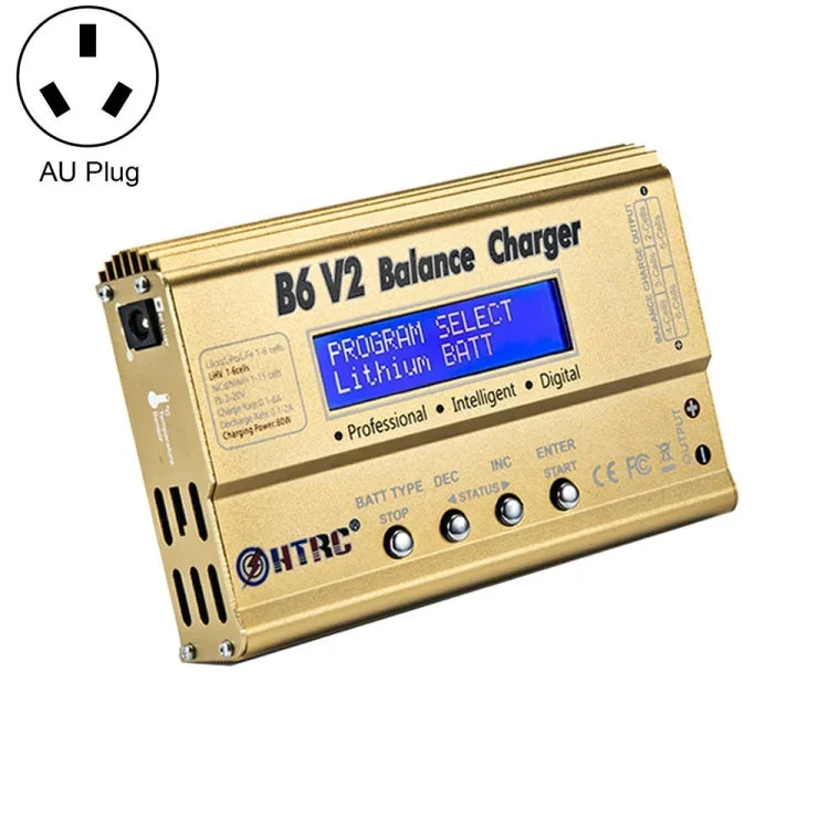 Bộ Sạc Cân Bằng Thông Minh Máy Bay Mô Hình HTRC B6 V2, Phích Cắm US, Phích Cắm EU, Phích Cắm UK, Phích Cắm AU