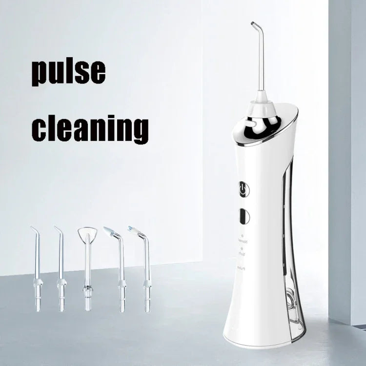 Máy tăm nước điện cạo vôi răng gia đình cầm tay, màu trắng, hồng, xanh dương