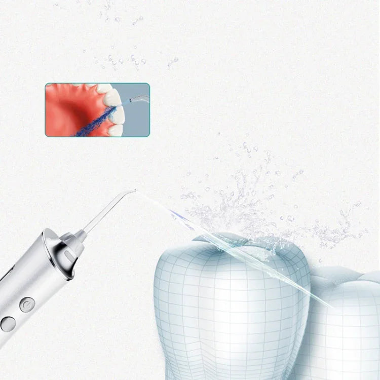 Máy tăm nước điện cạo vôi răng gia đình cầm tay, màu trắng, hồng, xanh dương