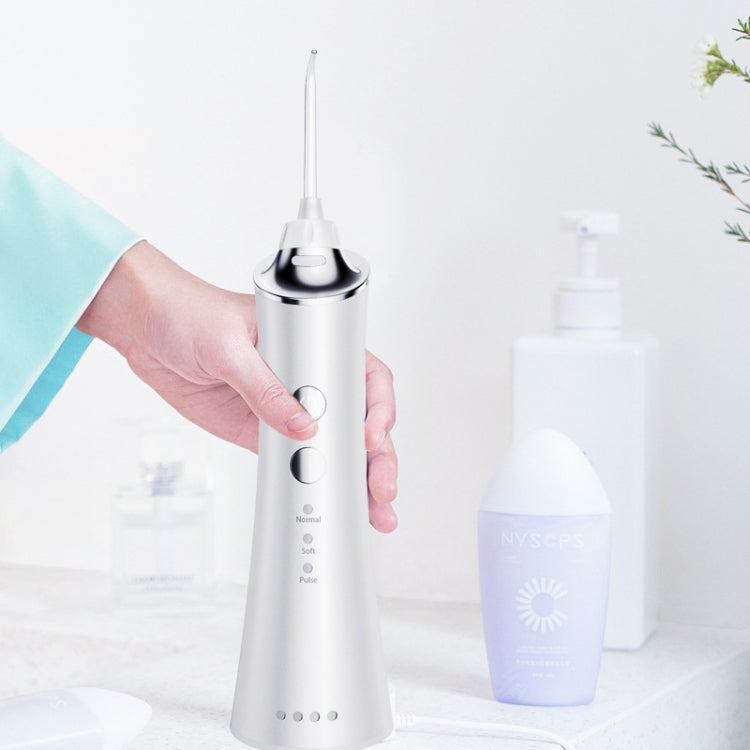 Máy tăm nước điện cạo vôi răng gia đình cầm tay, màu trắng, hồng, xanh dương
