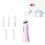 Máy tăm nước điện cạo vôi răng gia đình cầm tay, màu trắng, hồng, xanh dương