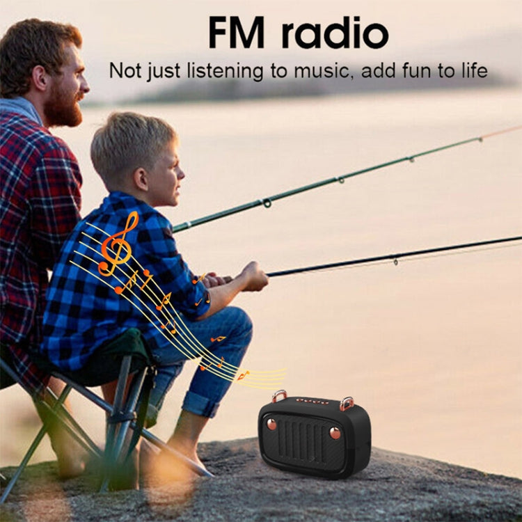 Loa Bluetooth không dây BS32D hình hoạt hình, loa siêu trầm ngoài trời, loa mini di động, màu xanh dương, đen, xám bạc, cam, xanh lá