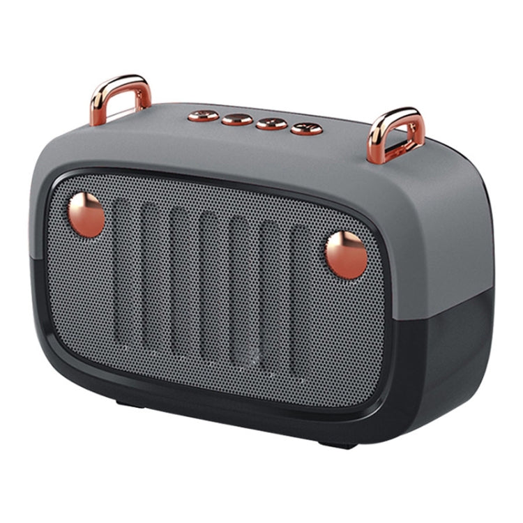 Loa Bluetooth không dây BS32D hình hoạt hình, loa siêu trầm ngoài trời, loa mini di động, màu xanh dương, đen, xám bạc, cam, xanh lá