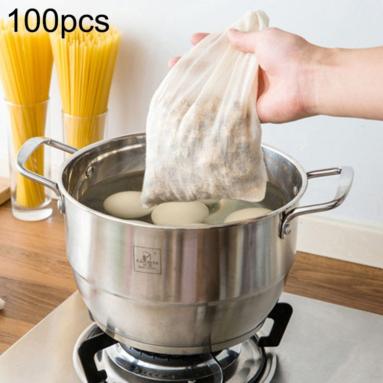 100 Túi Lọc Gạc 20x25cm Dùng Lọc Canh, Dụng Cụ Nhà Bếp, Túi Cách Ly Cặn Canh, Túi Lọc Gạc
