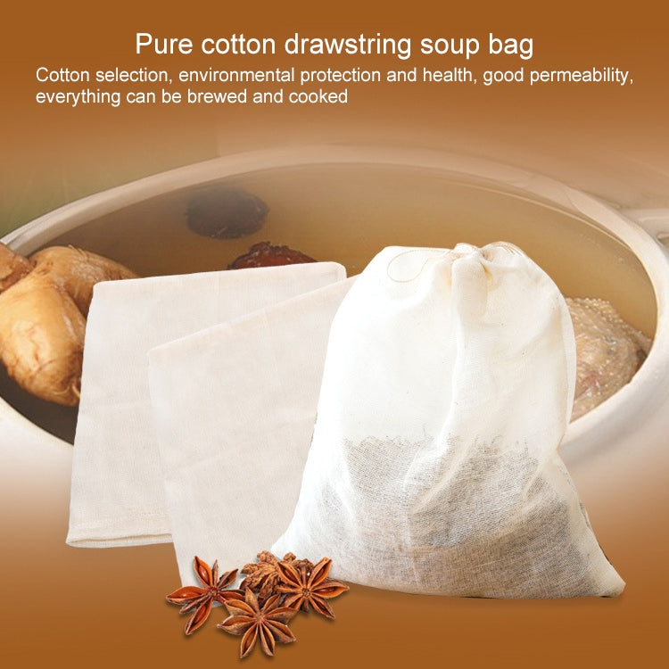 100 Túi Lọc Gạc 20x25cm Dùng Lọc Canh, Dụng Cụ Nhà Bếp, Túi Cách Ly Cặn Canh, Túi Lọc Gạc