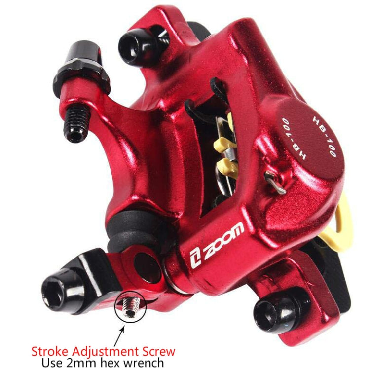 Cùm phanh thủy lực xe đạp địa hình ZOOM HB100, phanh đĩa thủy lực kéo cáp gập, trước, sau, trước và sau