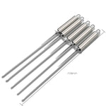 5 cây xiên nướng BBQ bằng thép không gỉ có tay cầm chịu nhiệt