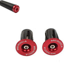 1 cặp nút bịt đầu tay lái xe đạp địa hình MEROCA, nút bịt đầu tay lái xe đạp đường, màu đen, đỏ, xanh dương, xanh lá, tím, vàng, titan, mạ điện nhiều màu