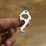 Bộ Dụng Cụ Đa Năng 20 Trong 1 EDC Móc Khóa Mở Nắp Chai Tua Vít Mini Đa Năng Dùng Ngoài Trời, Móc Khóa Mở Nắp Chai