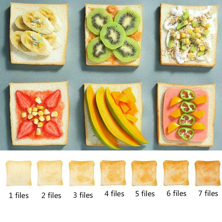 Máy nướng bánh mì sandwich tự động dùng trong nhà, phích cắm EU, máy nướng bữa sáng