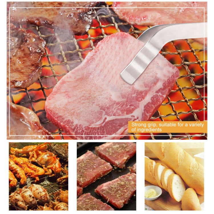 Kẹp Nướng Thép Không Gỉ Dụng Cụ Nướng Bánh Mì Kẹp Mỳ Ý Kẹp Thịt Bít Tết, Kẹp Nướng
