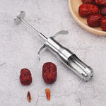 Dụng cụ lấy hạt chà là bằng thép không gỉ, dụng cụ lấy hạt quả cherry, kích thước nhỏ, lớn
