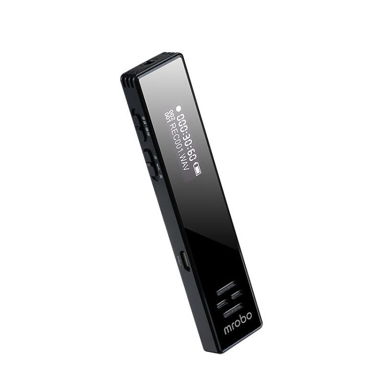 Máy ghi âm chuyên nghiệp MROBO A10, giảm tiếng ồn HD, máy nghe nhạc MP3 màn hình màu cho sinh viên, 8GB, 16GB