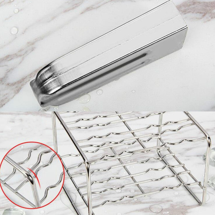 Khuôn kem tự làm bằng thép không gỉ, khuôn kem que gia dụng, 6 đầu phẳng rãnh đôi, 6 đầu tròn rãnh đôi, 3 đầu phẳng 3 đầu tròn rãnh đôi, 6 cốc dưa hấu rãnh đôi