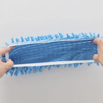 2 chiếc bao giày lau nhà chenille lười biếng Lau sàn có thể tháo rời và giặt Màu ngẫu nhiên, Cây lau sàn