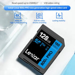 Thẻ nhớ Lexar SD-800X Pro tốc độ cao cho máy ảnh SLR, 32GB, 64GB