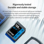 Thẻ nhớ Lexar SD-800X Pro tốc độ cao cho máy ảnh SLR, 32GB, 64GB
