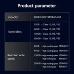 Thẻ nhớ Lexar SD-800X Pro tốc độ cao cho máy ảnh SLR, 32GB, 64GB