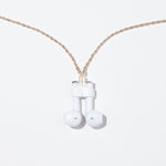 Dây chống mất tai nghe không dây AIRPODS, ốp nam châm mạnh, thép titan không gỉ, giữ màu, dây chuyền chống mất màu vàng, vàng hồng, vàng đen, màu thép