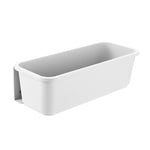 Kệ gia vị nhà bếp loại ngăn kéo gắn tường không khoan lỗ, kệ lưu trữ tủ gia dụng & đồ dùng nhà bếp, màu trắng, xám