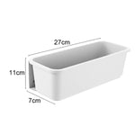 Kệ gia vị nhà bếp loại ngăn kéo gắn tường không khoan lỗ, kệ lưu trữ tủ gia dụng & đồ dùng nhà bếp, màu trắng, xám