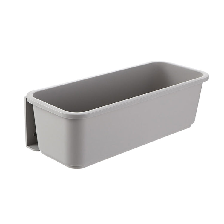 Kệ gia vị nhà bếp loại ngăn kéo gắn tường không khoan lỗ, kệ lưu trữ tủ gia dụng & đồ dùng nhà bếp, màu trắng, xám