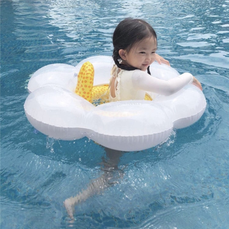 Phao bơi trẻ em hình hoa hướng dương có gối, vòng ghế hoa hướng dương