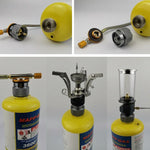 Bộ chuyển đổi bình gas propane cắm trại, phụ kiện kết nối bếp ngoài trời chuẩn Mỹ