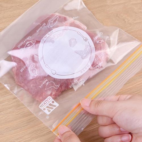 Túi đóng gói thực phẩm tươi kín, túi nhựa dày dùng trong tủ lạnh, nhỏ (30 cái/bộ), trung bình (25 cái/bộ), lớn (15 cái/bộ)