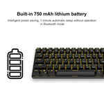 Bàn phím cơ chơi game Bluetooth / không dây RK61 61 phím cho máy tính bảng và điện thoại, chiều dài cáp: 1,5m, phím trà, xanh lá, đỏ