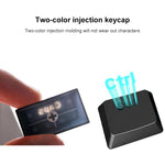 Bàn phím cơ chơi game Bluetooth / không dây RK61 61 phím cho máy tính bảng và điện thoại, chiều dài cáp: 1,5m, phím trà, xanh lá, đỏ