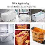Kệ giá bồn tắm kéo ra đa năng cho phòng tắm, hộp đơn, hộp đôi