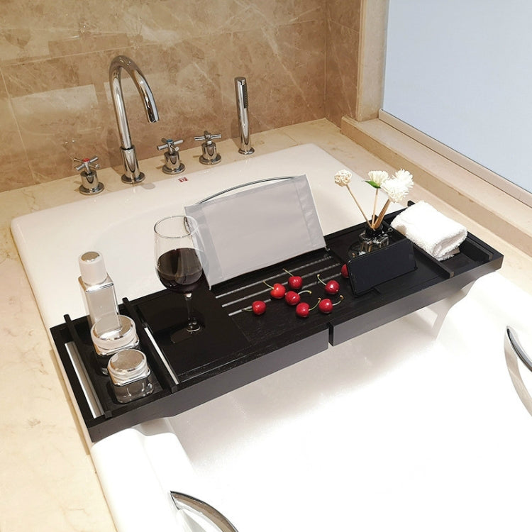 Kệ giá bồn tắm kéo ra đa năng cho phòng tắm, hộp đơn, hộp đôi