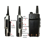 Bộ đàm Baofeng BF-B2Plus ngoài trời mini công suất cao FM 15km, phích cắm AU, phích cắm EU, phích cắm US, phích cắm UK