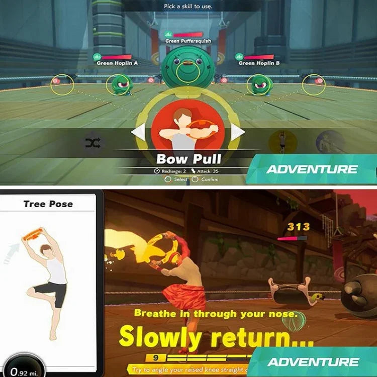 Vòng Thể Dục Thể Thao + Dây Đeo Chân Cho Nintendo NS