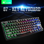 Bàn phím chơi game ZIYOULANG K16 87 phím đèn LED nhiều màu, chiều dài cáp: 1.5m, model K16