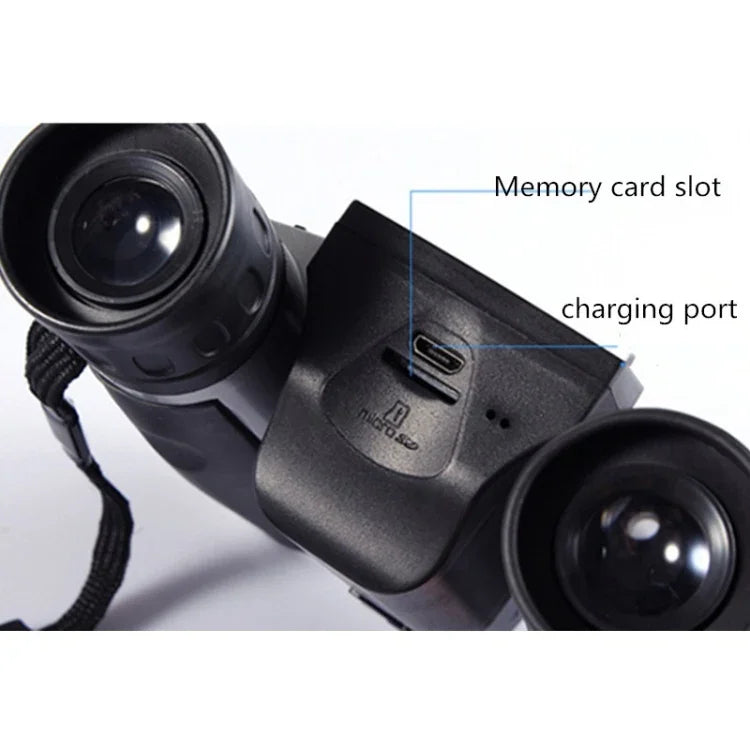 Ống nhòm kỹ thuật số kính thiên văn HD 12x32 ngoài trời đa chức năng quay video, 12X32