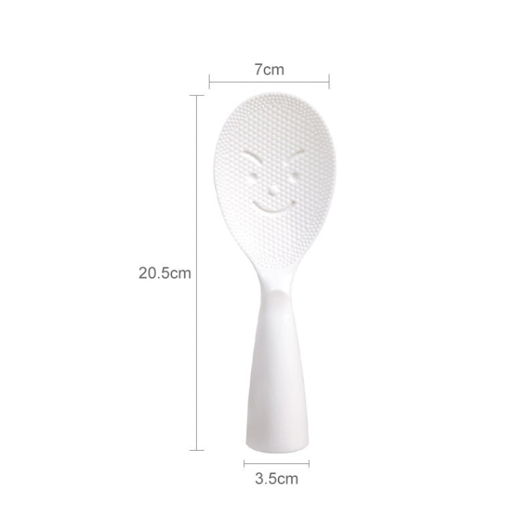 Muỗng gạo mặt cười sáng tạo loại đứng, muỗng nấu cơm bếp đạt tiêu chuẩn thực phẩm