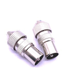 50 đầu cắm anten kim loại TV, cáp tần số vô tuyến video RF đầu đực