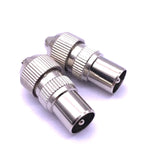 50 đầu cắm anten kim loại TV, cáp tần số vô tuyến video RF đầu đực