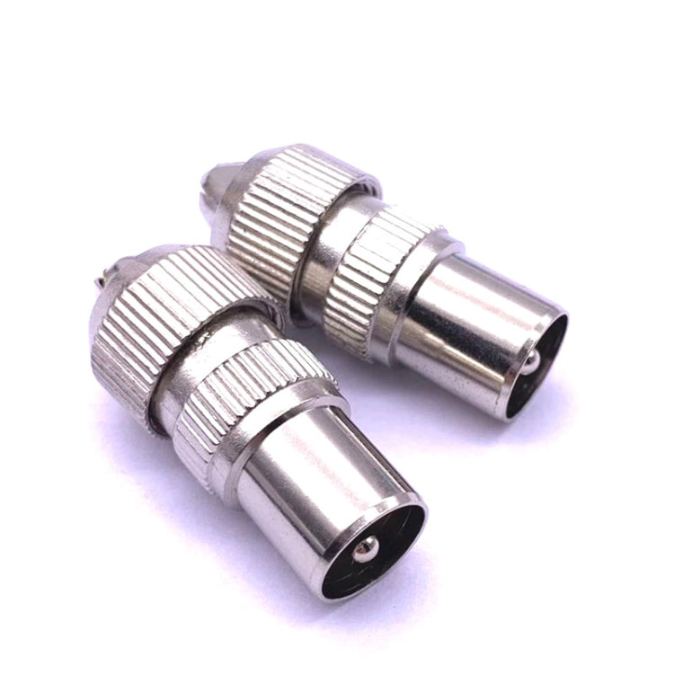 50 đầu cắm anten kim loại TV, cáp tần số vô tuyến video RF đầu đực