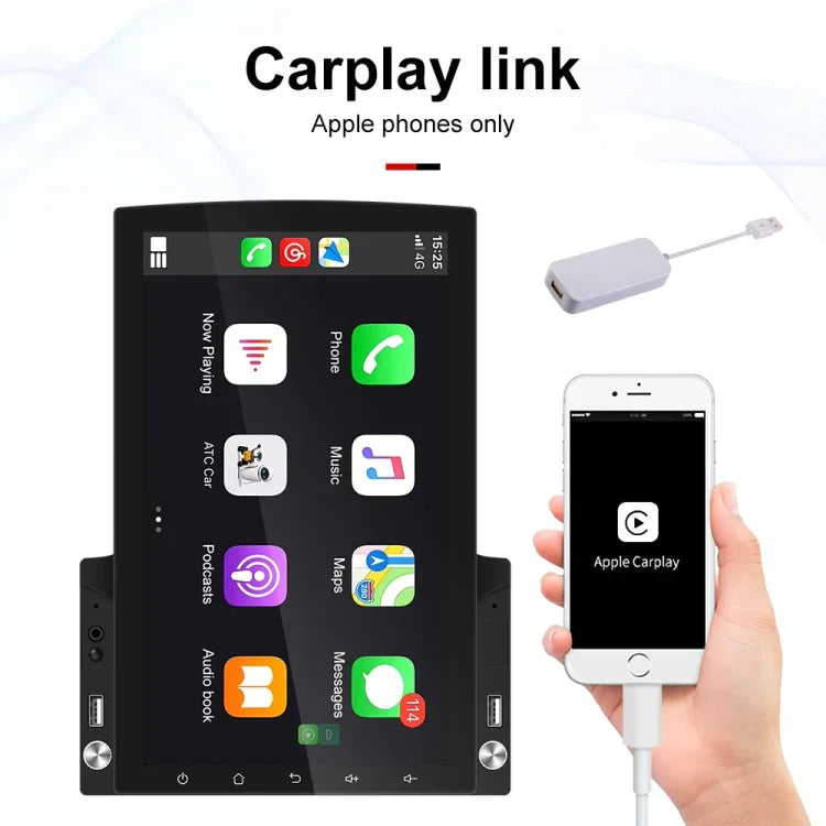 Máy nghe nhạc MP5 xe hơi màn hình dọc 9.7 inch HD kính 2.5D, máy đa năng Android dẫn đường, tiêu chuẩn, tiêu chuẩn + 4 đèn camera, tiêu chuẩn + 8 đèn camera, tiêu chuẩn + 12 đèn camera