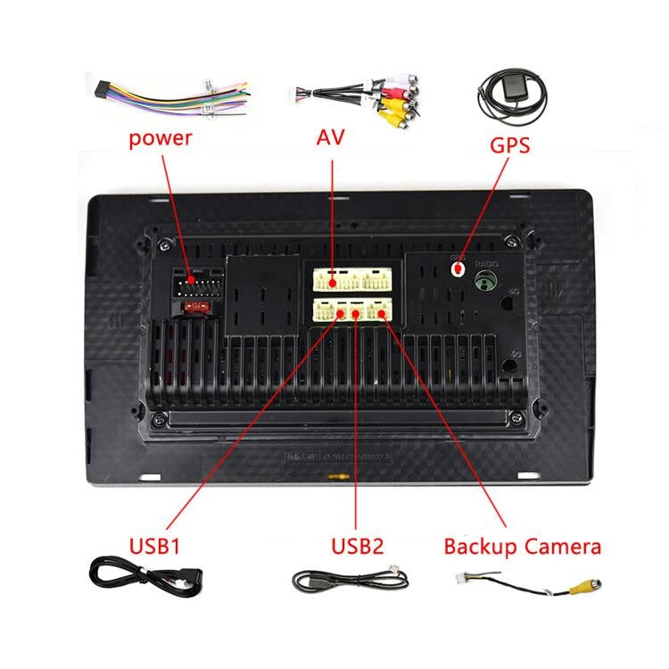 Máy Điều Hướng Thông Minh Android Đa Năng Cho Xe Ô Tô DVD Điều Hướng Video Lùi Tích Hợp, 9 inch 1+16G Chuẩn, 9 inch 2+16G Chuẩn, 9 inch 2+32G Chuẩn, 10 inch 1+16G Chuẩn, 10 inch 2+16G Chuẩn, 9 inch 1+16G Chuẩn + 4 Camera Đèn